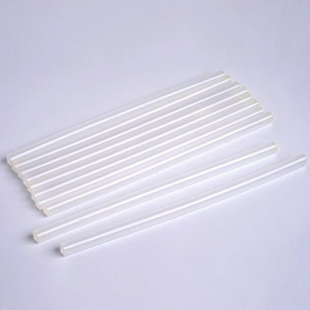 Efavormart 10 pcs Clear Glitter Hot Melt Glue Sticks For DIY Art Craft Sealing Repair Tool - 11mm x