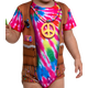 thumbnail image 2 of Pañalero sublimada 3D Hippie bebé Rev Hipiee/de colores/body niña, 2 of 4