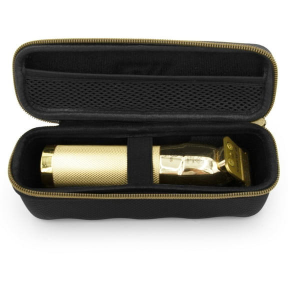 CASEMATIX Travel Hair Clipper Case for Small Cordless Clippers, Trimmers & Accessories – Compact Protective Barber Storage Bag