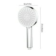thumbnail image 3 of Vacemry Under $5 Handheld Showerhead, High Pressure 5 Spray Mode Shower Head, Rust Resistant Bathroom Upgrade for Low Water Pressure, Easy Installation, 3 of 8