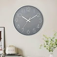 thumbnail image 5 of OCEST 12 Inch Wall Clock, Silient Non Ticking Modern Wall Clock, Battery Operated Classic Wall Clock for Living Room Bedroom Kitchen Office Classroom School, 5 of 7