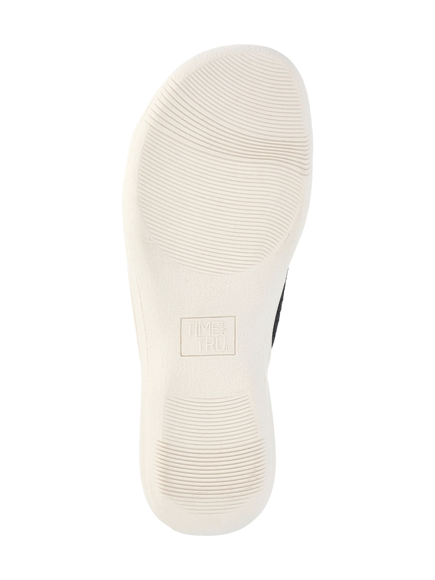 Time and Tru Women's Comfort Knit Slide Sandals