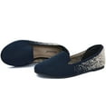 thumbnail image 3 of Ataiwee Women's Wide Width Flat Loafer Shoes，Comfort Plus Size Fashion Round Toe Wide Dress Ballet Flat Shoes., 3 of 9