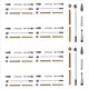 thumbnail image 3 of Juego de 10 Bolígrafos Finos de 7 mm con Recambios, Colores Surtidos, Suministros para Torno de Madera para Manualidades, Regalos, Color Negro., 3 of 9