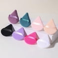 thumbnail image 4 of STAR Triangle Velvet Powder Puff Soft Dry Wet Cosmetic Puff Makeup Sponge Makeup Tools Beauty, 4 of 8