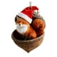 thumbnail image 2 of Adornos navideños de animales del bosque de 8 cm | Decoraciones navideñas de acrílico | Colgante festivo para guirnalda de árbol | Regalo con temática natural, 2 of 5