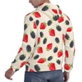thumbnail image 3 of Hoodies for Men - berries Blueberry Print Long Sleeve Comfrt Men'S Fashion Hoodies & Sweatshirts, Sweatshirts for Men Hoodies Pullover Clothing Clothes with Pouch, 3 of 7