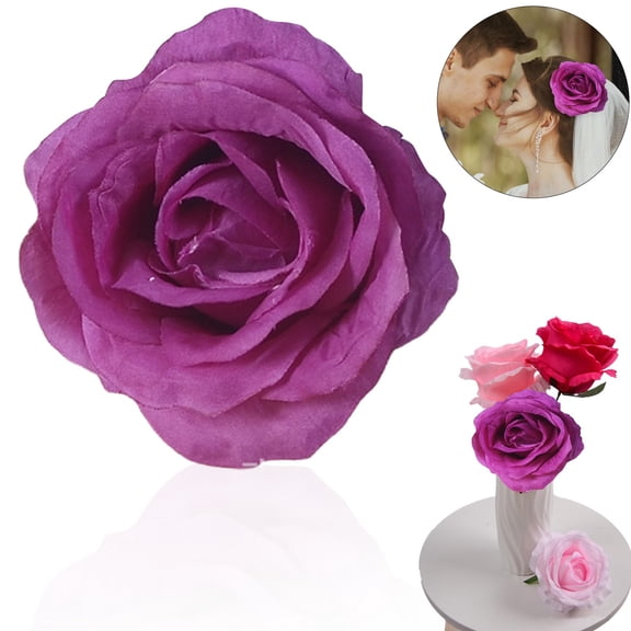 Artificial Flowers,Flower Head Artificial Flower Bouquet Suitable For DIY Arrangements Wedding Brides' Bouquets Tabletop Center Decorations Wreaths And Household