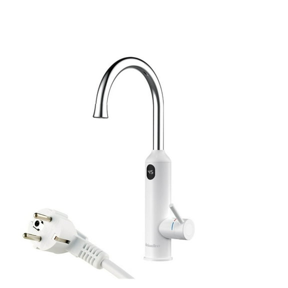 3.2KW Instant Geyser Water Heater Flowing Faucet 360°Swivel Cold and Hot Water Tap Tankless Water Heater Faucet Geyser