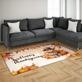 thumbnail image 3 of Happy Thanksgiving British Shorthair Welcome Thankful Fall Autumn Pumpkin Indoor Rug Cat Lover Kitten Owner Gifts Carpet Living Bed Room Sofa Home Decor - 02021, 3 of 5