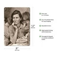 thumbnail image 2 of Migrant Mother Nipomo California - Black and White Historic Photograph by Dorothea Lange c.1936 - 8 x 12 inch Vintage Metal Tin Sign, 2 of 4