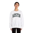 thumbnail image 4 of Austin Sweatshirt Gifts Crew Neck Shirt Long Sleeve Unisex, 4 of 7