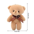 thumbnail image 4 of Jumpingount Animales de peluche Material de algodón PP Oso pequeño Diseño de muñeca Llavero Regalos para niños Llavero útil para Llave de Ropa, zapatos y accesorios Miscelánea Albaricoque Jumpingount AP009385-08, 4 of 6