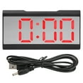 thumbnail image 1 of Alarm Clock, USB Charging 12/24-hour System LED Clock Digital Display  For Home For Office For Bedroom White,Red,Green,Blue, 1 of 8