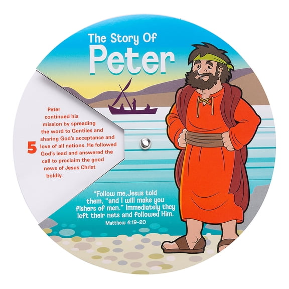 Fun Express The Story of Peter Learning Wheels - 12 Pieces