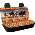 thumbnail image 4 of ZEN Southwestern Horse Truck Bench Seat Cover Universal Fit Car Seat Cover for Bench Seat Aztec Native Tribal Car Rear Seat Protectors for SUV Truck, 4 of 13