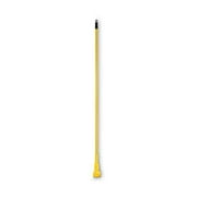 Galaxy 610 Plastic Jaws Mop Handle for 5 Wide Mop Heads, 60in, Aluminum Handle, Yellow