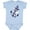 AE-Light Blue, variant on Inktastic First Mate with Anchor and Banner Boys or Girls Baby Bodysuit