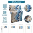 thumbnail image 6 of Coastal Beach Table Runner, Blue Ocean Starfish Shell Seashore Sand Washable Cotton Linen Table Runners 108 Inches Long, Dresser Scarf Runner for Dining/Living Room/Kitchen/Square Tables 13''x108'', 6 of 8