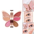 thumbnail image 3 of Paleta de sombras de ojos Zulema Diseño de mariposa 6 colores mate brillantes, 3 of 8