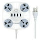 thumbnail image 1 of Multicontacto Circular DOSYU 4 Conexiones 4 Puertos USB 2500W, 1 of 4