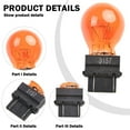 thumbnail image 3 of 3157 (Amber) Light Bulb 10 Pack,3157 Automotive Brake Light Turn 3157 Miniature Bulb Mini Bulb Taillight Turn Signal Light,Replacement for Cars,Trucks,SUVs, 3 of 11