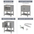 thumbnail image 5 of GZXS 24" Bathroom Vanity Cabinet in Gray (Sink Basin Not Included), 5 of 9
