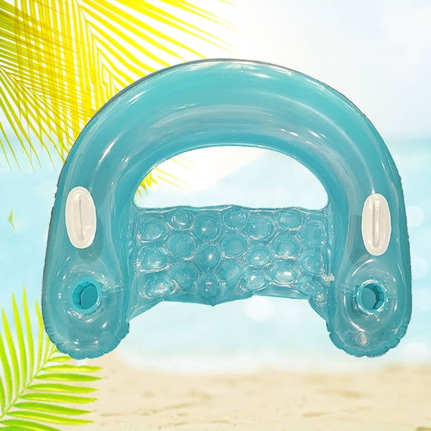 Adulto inflable plegable del anillo del asiento del agua de la hamaca del agua del PVC para la fiesta en la piscina de la playa
