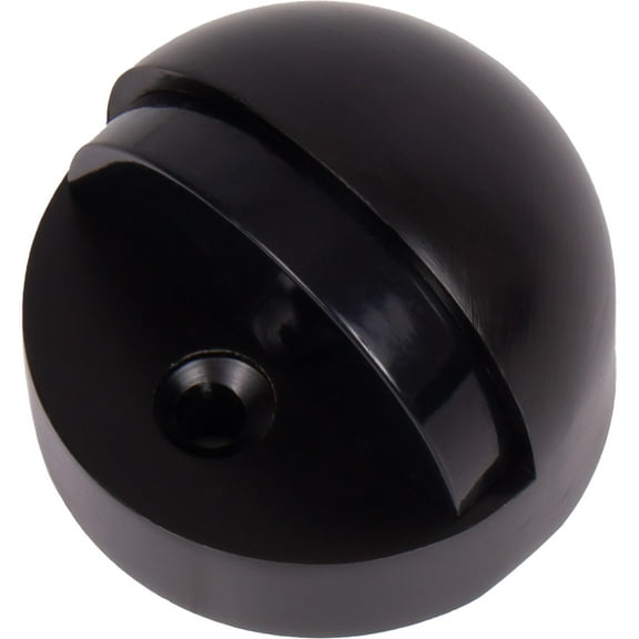High Rise Dome Door Stop, 1-1/4" High, Matte Black by Stone Harbor Hardware