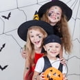 thumbnail image 5 of 10 hojas de tatuajes temporales de telaraña brillante para decoraciones de Halloween, tatuajes de araña pequeños falsos para regalos de juegos de fiesta de Halloween, regalos de Halloween Gi, 5 of 5