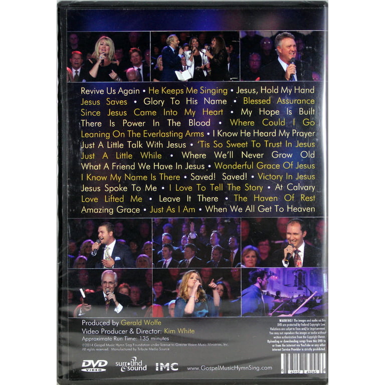 Gospel Music Hymn Sing Hosted by Gerald Wolfe Brand NEW DVD 30