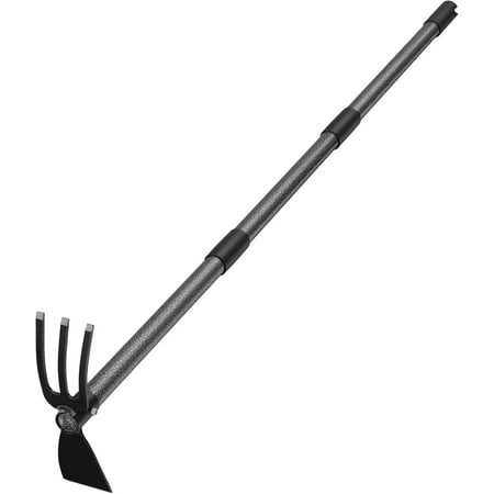 Hoe Garden Tool, 45 Inch Garden Hoe Long Handle for Weeding, Hoe Cultivator 2 in 1 Hand Garden Tools for Gardening Planting