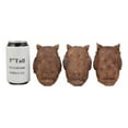 thumbnail image 4 of Ebros See Hear Speak No Evil Wise Owls Decor Set Wisdom Of The Woods Owl Hoot, 4 of 6
