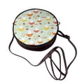 thumbnail image 4 of Lsque Mushroom Bee Pattern Shoulder Bag – Microfiber Leather Crossbody with Detachable Strap & Handle Ring, Waterproof & Durable, Elegant Everyday Carry, 4 of 5