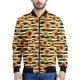 thumbnail image 3 of Chaqueta con cremallera y estampado 3D de girasoles para hombre, sudaderas con capucha y estampado floral de plantas, abrigos de gran tamaño de manga larga para la calle, 3 of 5