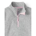 thumbnail image 2 of Athletic Works Sweater Fleece Pullover (Little Girls & Big Girls), 2 of 2