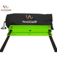 thumbnail image 2 of Wacces Speed Super Flat Adjustable Speed Agility Ladder for Soccer, Speed, Football, Fitness with Free Carry Bag - 20 Rungs Green, 2 of 8