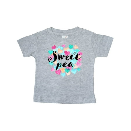 

Inktastic Sweet Pea hearts Gift Baby Boy or Baby Girl T-Shirt