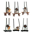 thumbnail image 5 of Opvise Car Swing Astronaut Hanging Decoration Resin Craft Auto Rearview Mirror Cartoon Spaceman Pendant Ornament Interior Accessories, 5 of 8