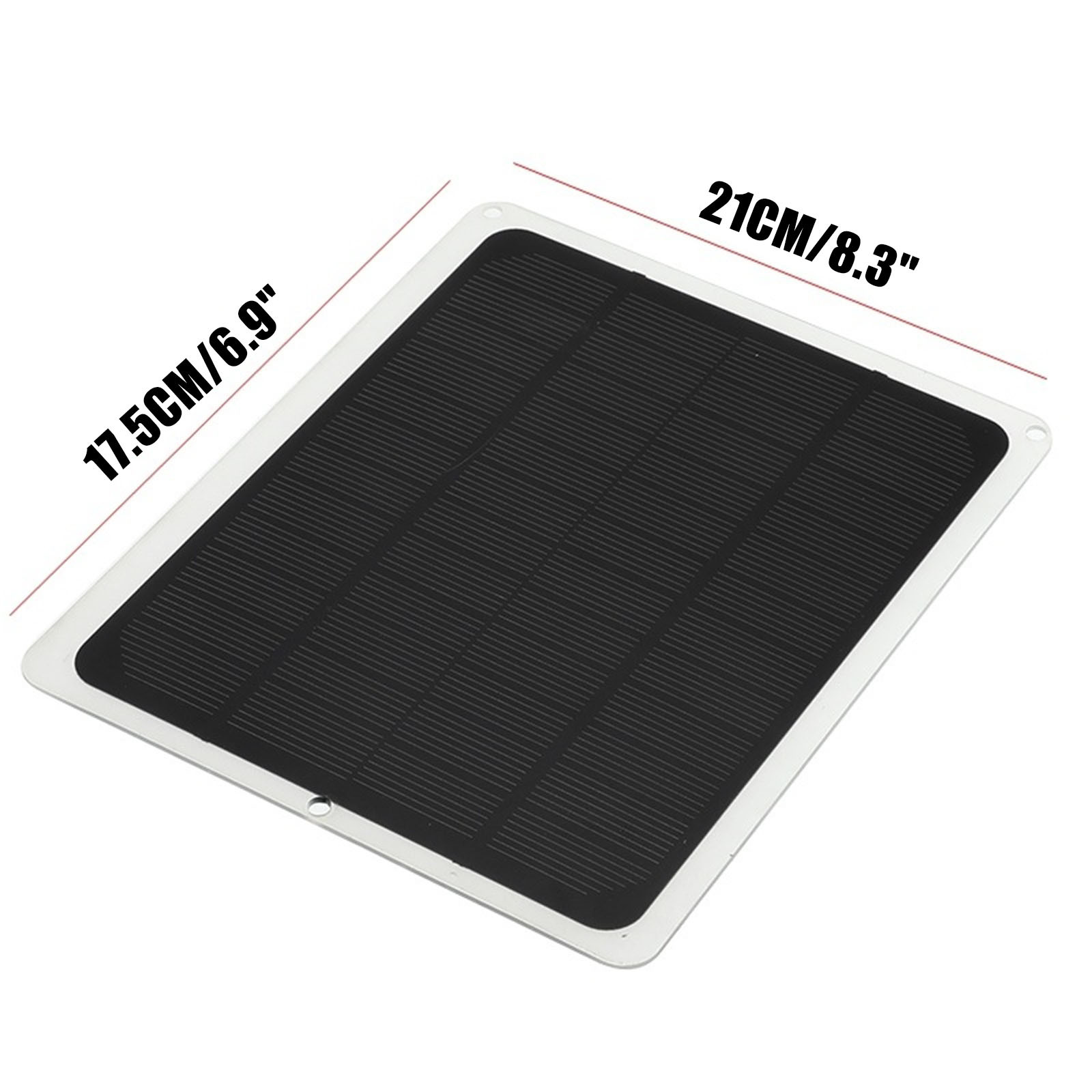 Ke1Clo 20W Solar Panel Charger under $5! Monocrystalline Portable Power Bank for Car Battery Phone Fan LCD Display with Protection Circuit for Outdoor Camping Emergency Power