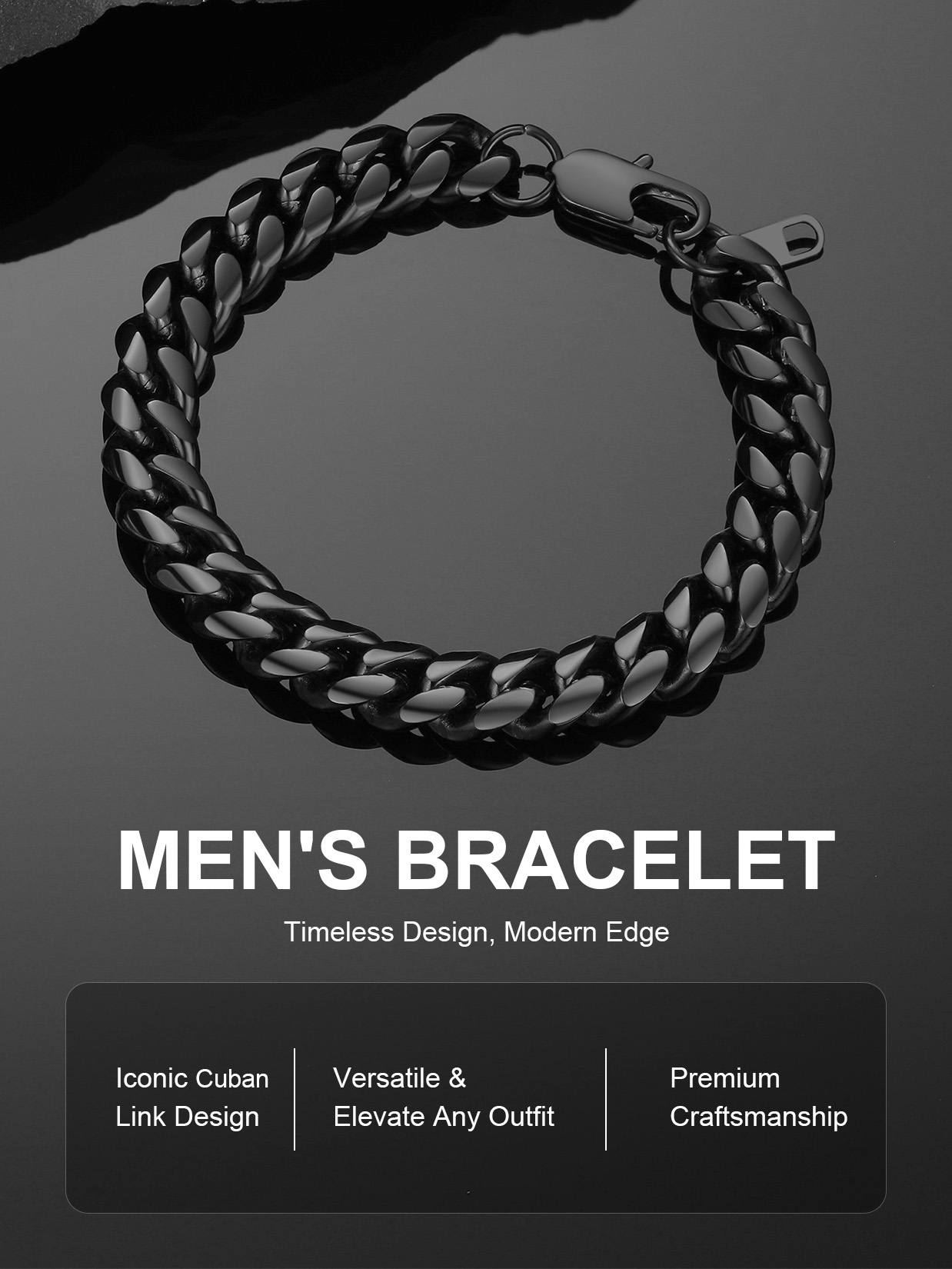 ChainsProMax 10mm Stainless Steel Cuban Link Bracelet photo 7