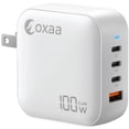 thumbnail image 1 of OXAA USB GaN 4-Port Super Fast Wall Charger - Compact adapter with 3 C & 1 A PD 3.0 ports, Compatible with laptops, MacBooks, iPad & USB-C Enabled Devices, 1 of 7