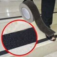 thumbnail image 2 of Cinta de PVC negra mate antideslizante, superficie metálica resistente al desgaste e impermeable, taller de escaleras, hospital, pegatina antideslizante de advertencia, 2 of 2