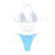 thumbnail image 4 of Traje de baño de 2 piezas para mujer, trajes de baño para mujer, bikini con cordón ajustable Love para mujer, 4 of 6