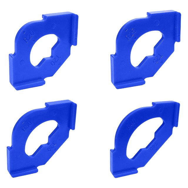 4 PCS R/C CORRE CORRMA FLIP Herramientas Carpintería Plástico () Azul