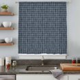 thumbnail image 5 of Navy Blue Plaid Sheer Curtains 96 Inches Long, Farmhouse Buffalo Checkered Gingham Light Filering Curtains, Privacy Drapes Simi Floor to Veiling Curtain for Living Room Bedroom Large Window Treatment, 5 of 9