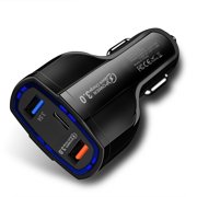 yeacher Car Charger Adapter PD & Dual USB Triple Port Quick Charge Device for 12-24V Car SUV