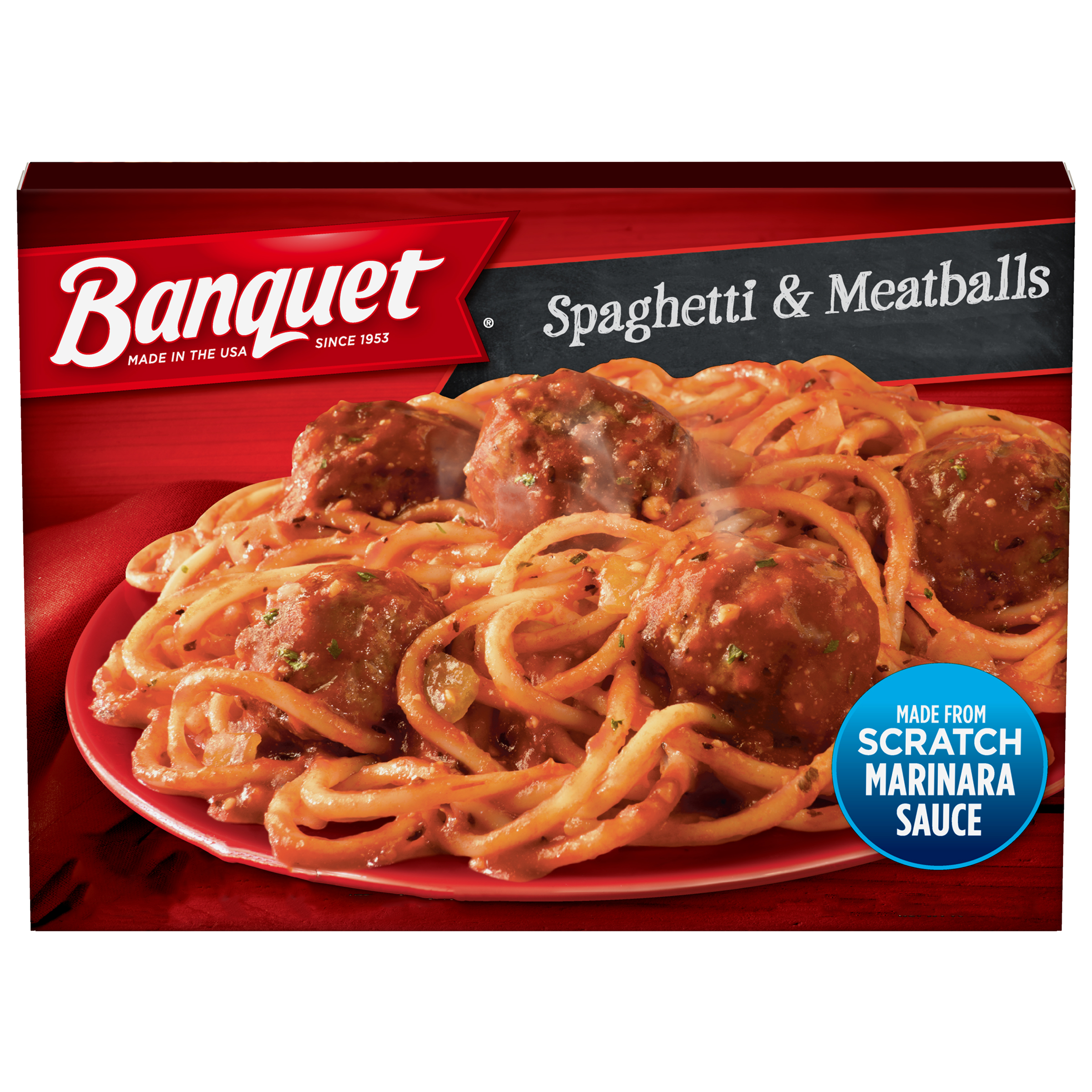 Banquet Spaghetti And Meatballs Frozen Meal 10 Oz Frozen Walmart