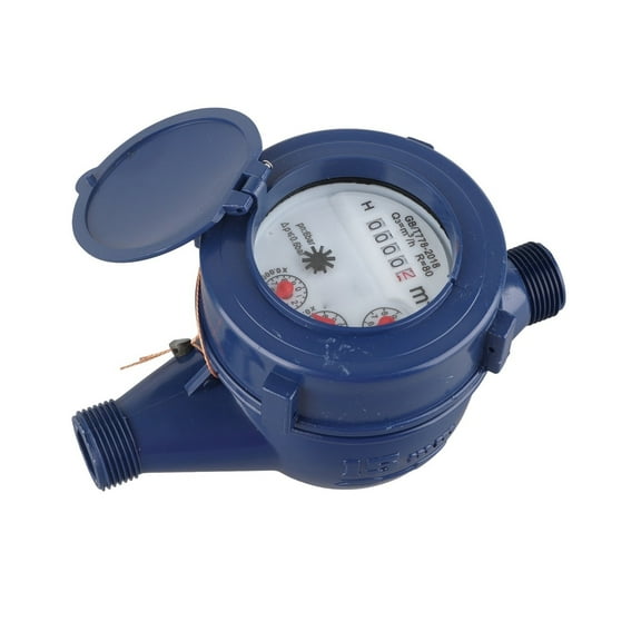 DN15 Garden Home Plastic Cold Water Meter Single Water Water Meter Sensor Measuring Tool Water Wet Meter ,Accurate Measurement