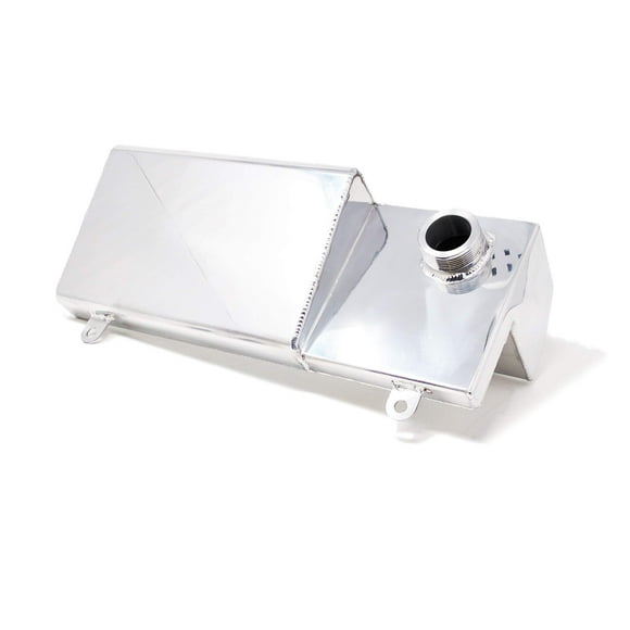 Rev9(AT-FM96) Aluminum Coolant Tank Replacement compatible with Ford Mustang 96-04 V8 Only, Cobra, SVT, 5.0 (Cap Not Included)
